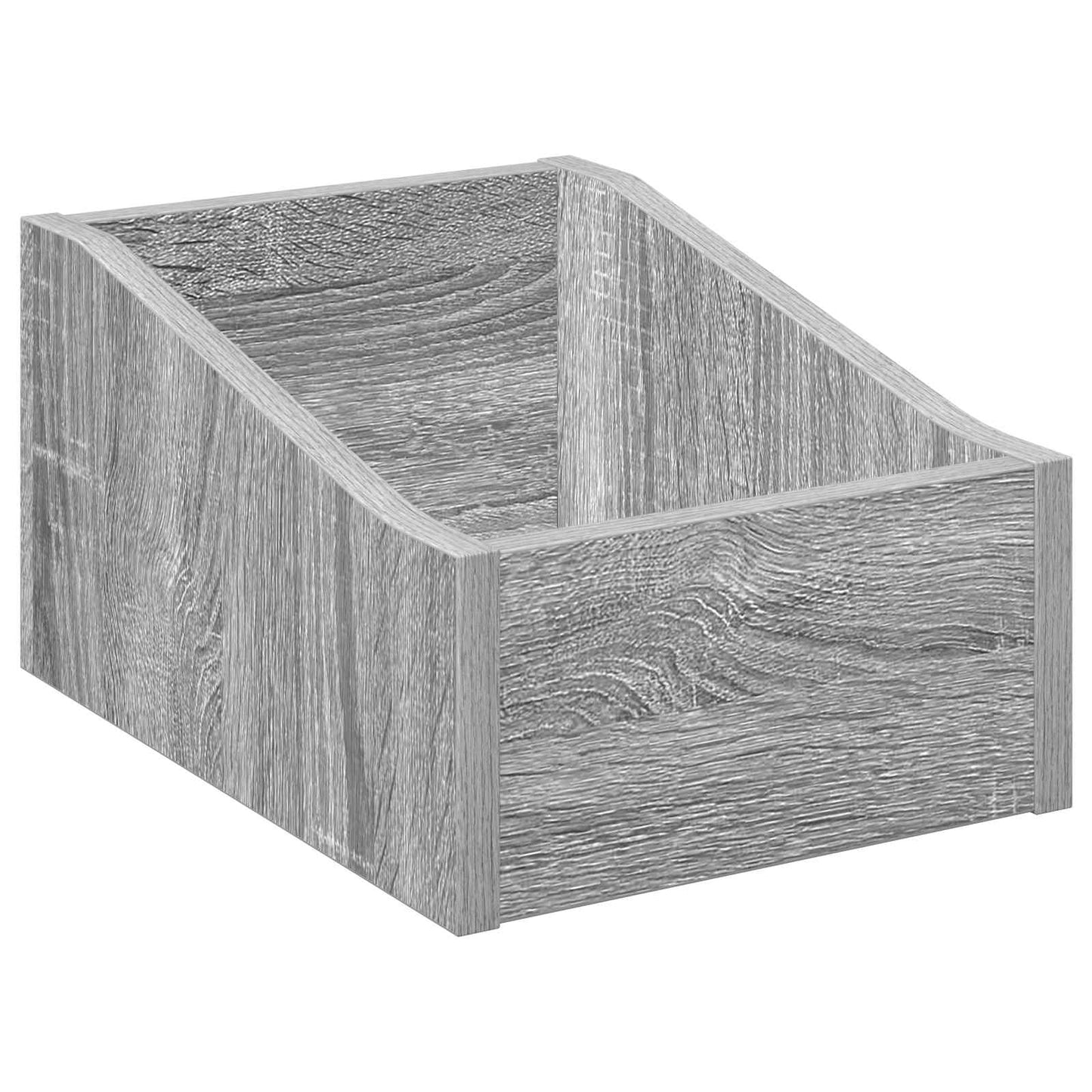 LP Record Box 2 pcs Grey Sonoma 23 x 33 x 16 cm Engineered Wood