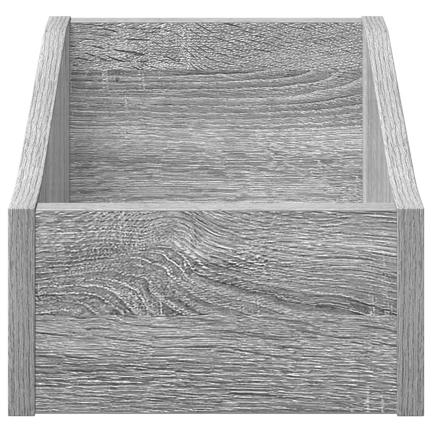 LP Record Box 2 pcs Grey Sonoma 23 x 33 x 16 cm Engineered Wood