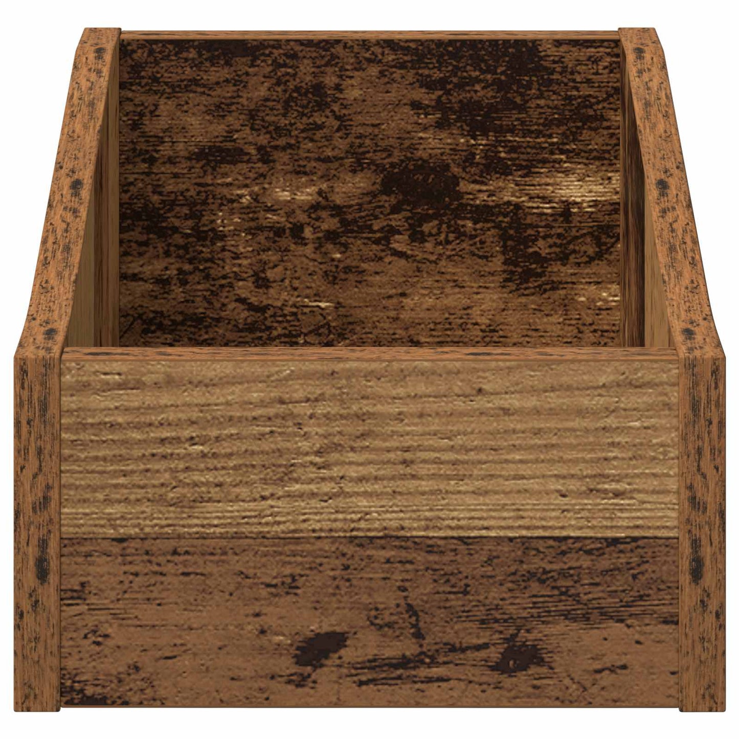 LP Record Box 2 pcs Oak Wood 23 x 33 x 16 cm Engineered Wood