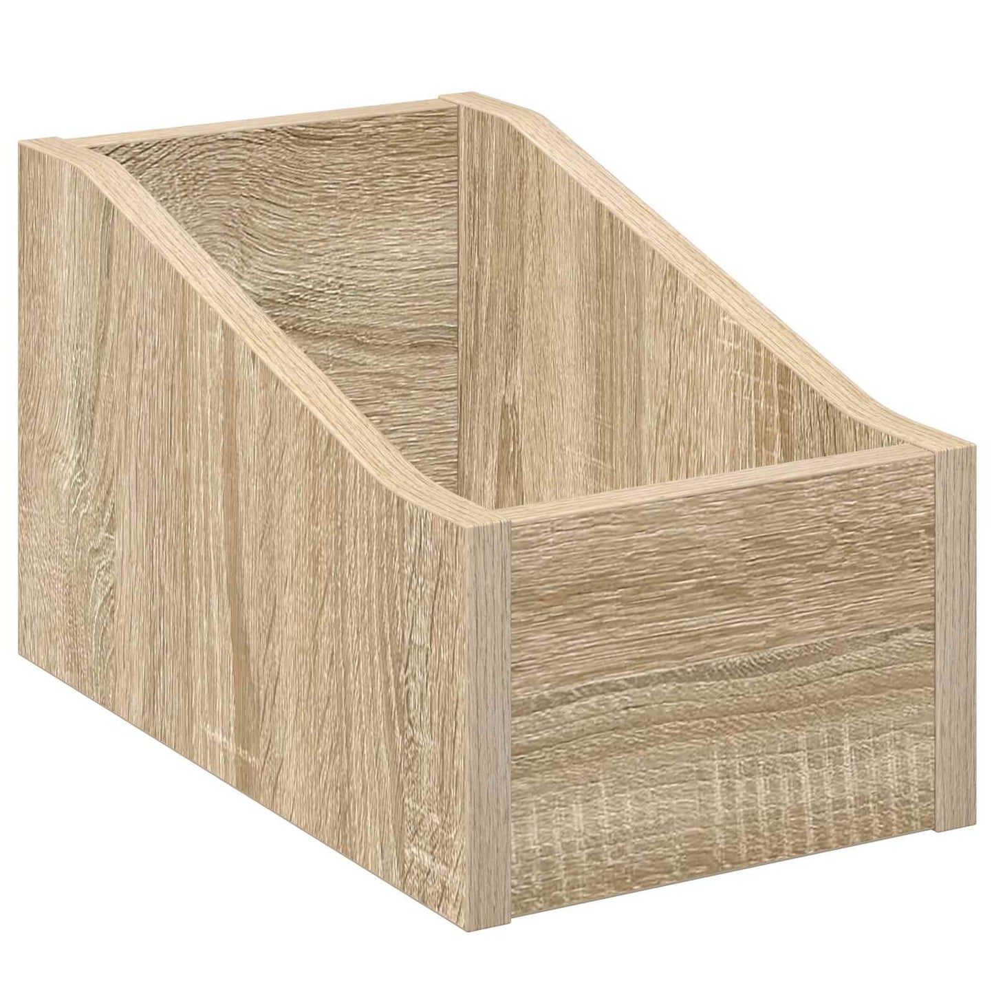 LP Record Box 2 pcs Sonoma Oak 18 x 32 x 18 cm Engineered Wood