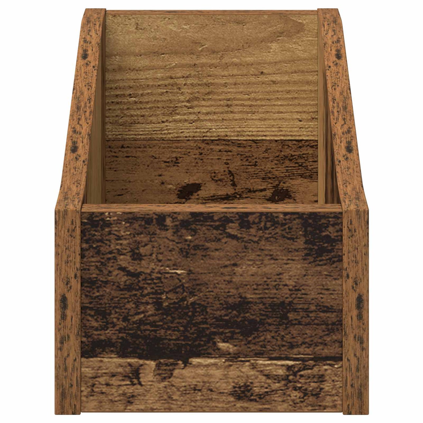 LP Record Box Oak Wood 18 x 32 x 18 cm Engineered Wood