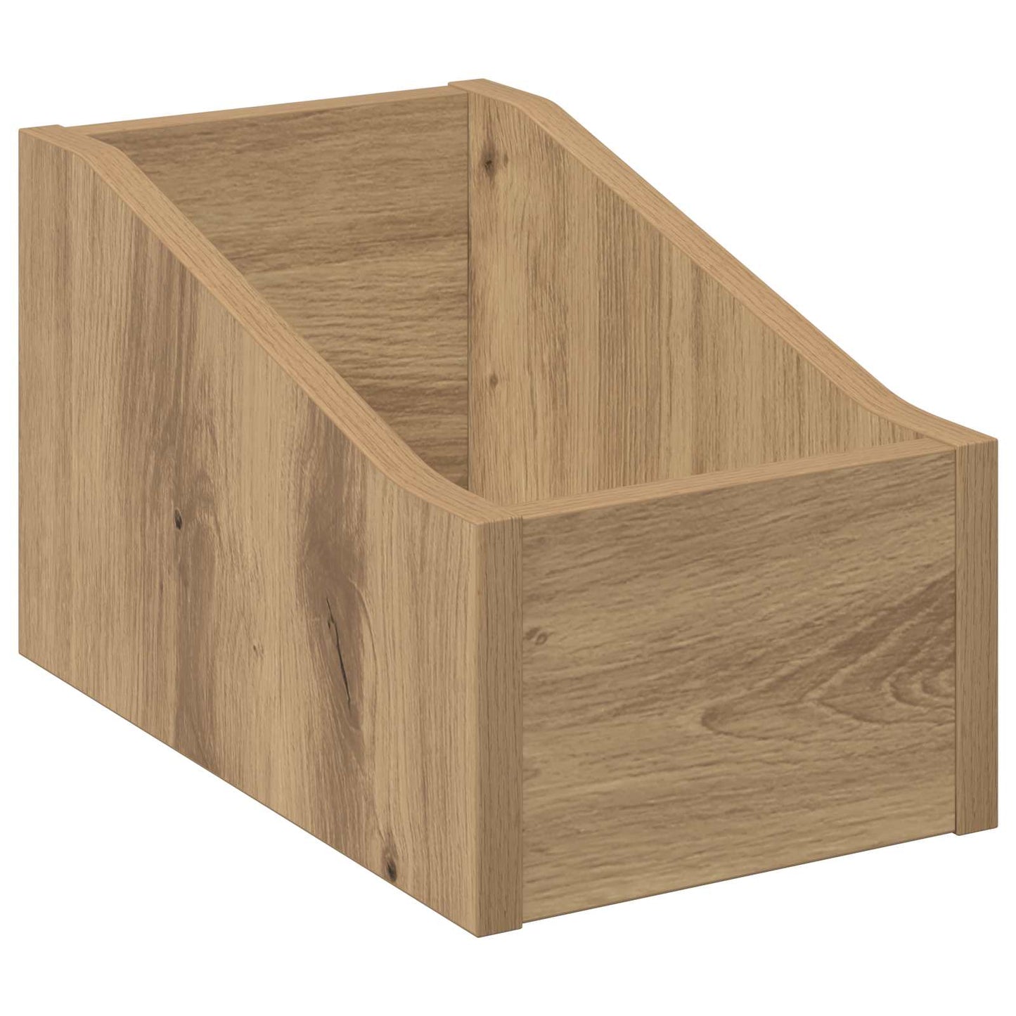 LP Record Box 2 pcs Artisan Oak 18 x 32 x 18 cm Engineered Wood