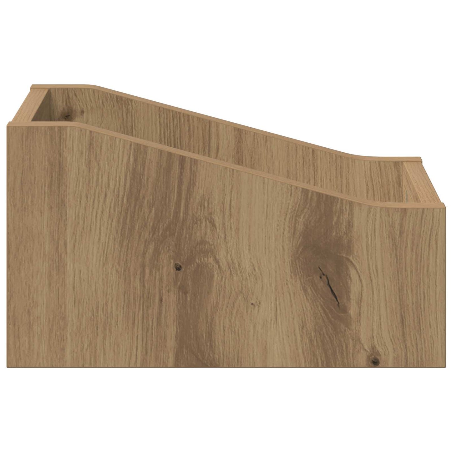 LP Record Box 2 pcs Artisan Oak 18 x 32 x 18 cm Engineered Wood