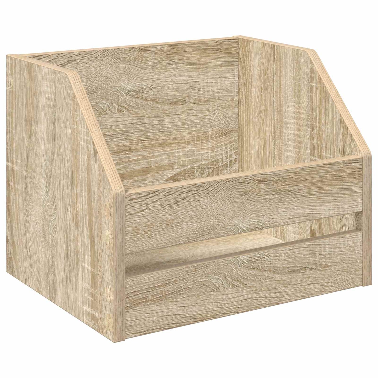 Vinyl Album Box 2 pcs Sonoma Oak 38 x 30 x 29 cm