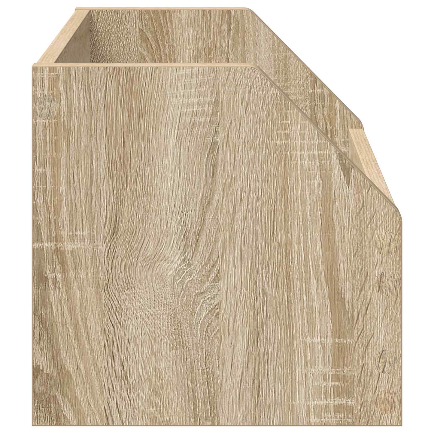 Vinyl Album Box 2 pcs Sonoma Oak 38 x 30 x 29 cm