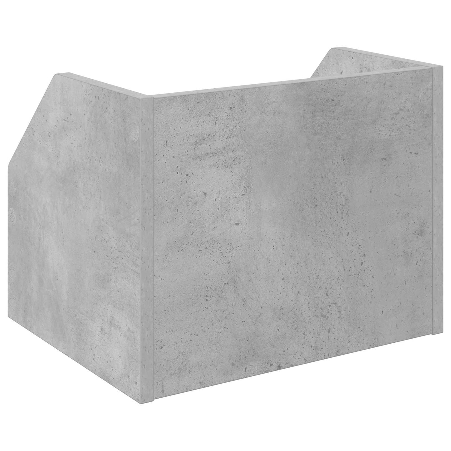 Vinyl Album Box 2 pcs Concrete Grey 38 x 30 x 29 cm