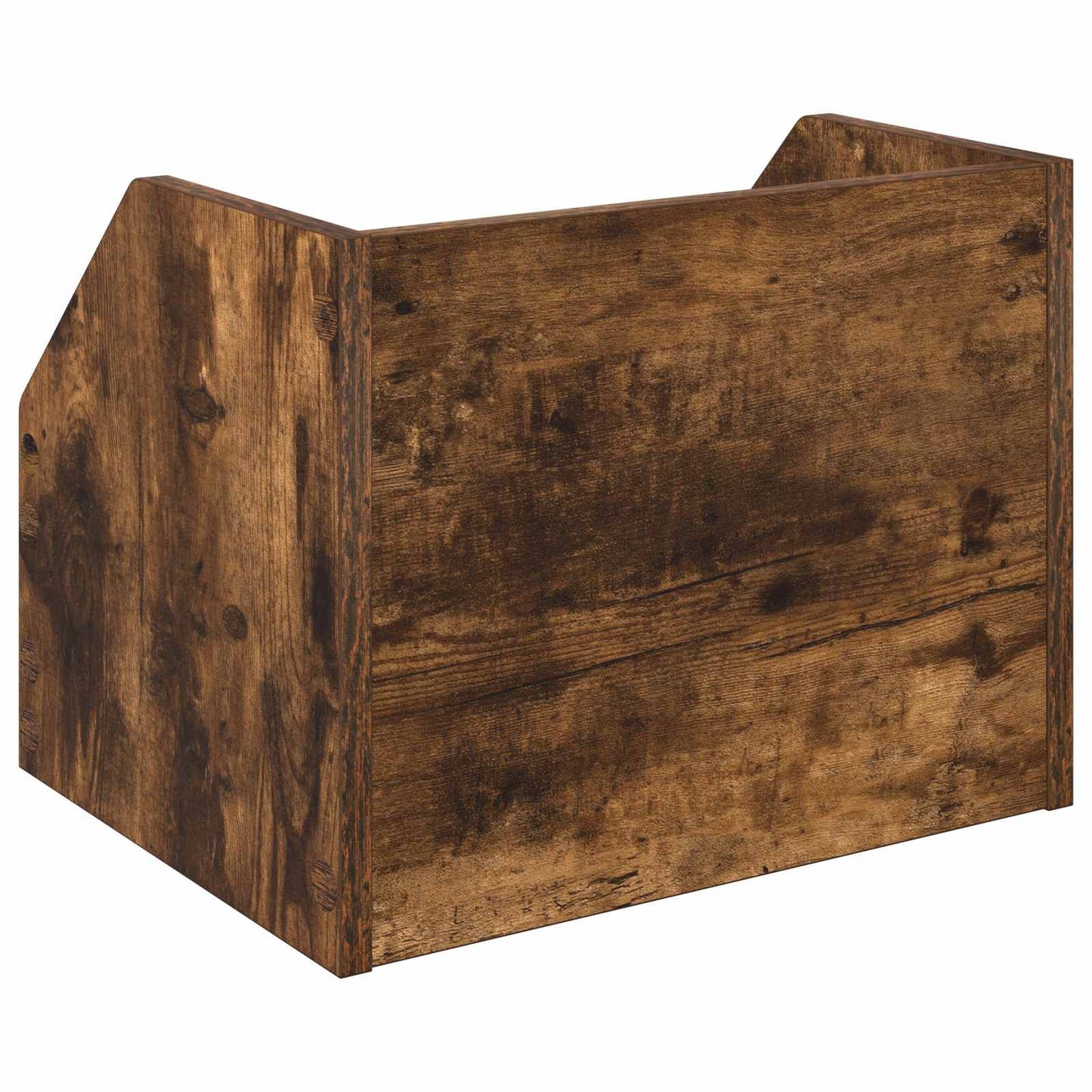 Vinyl Album Box 2 pcs Smoked Oak 38 x 30 x 29 cm