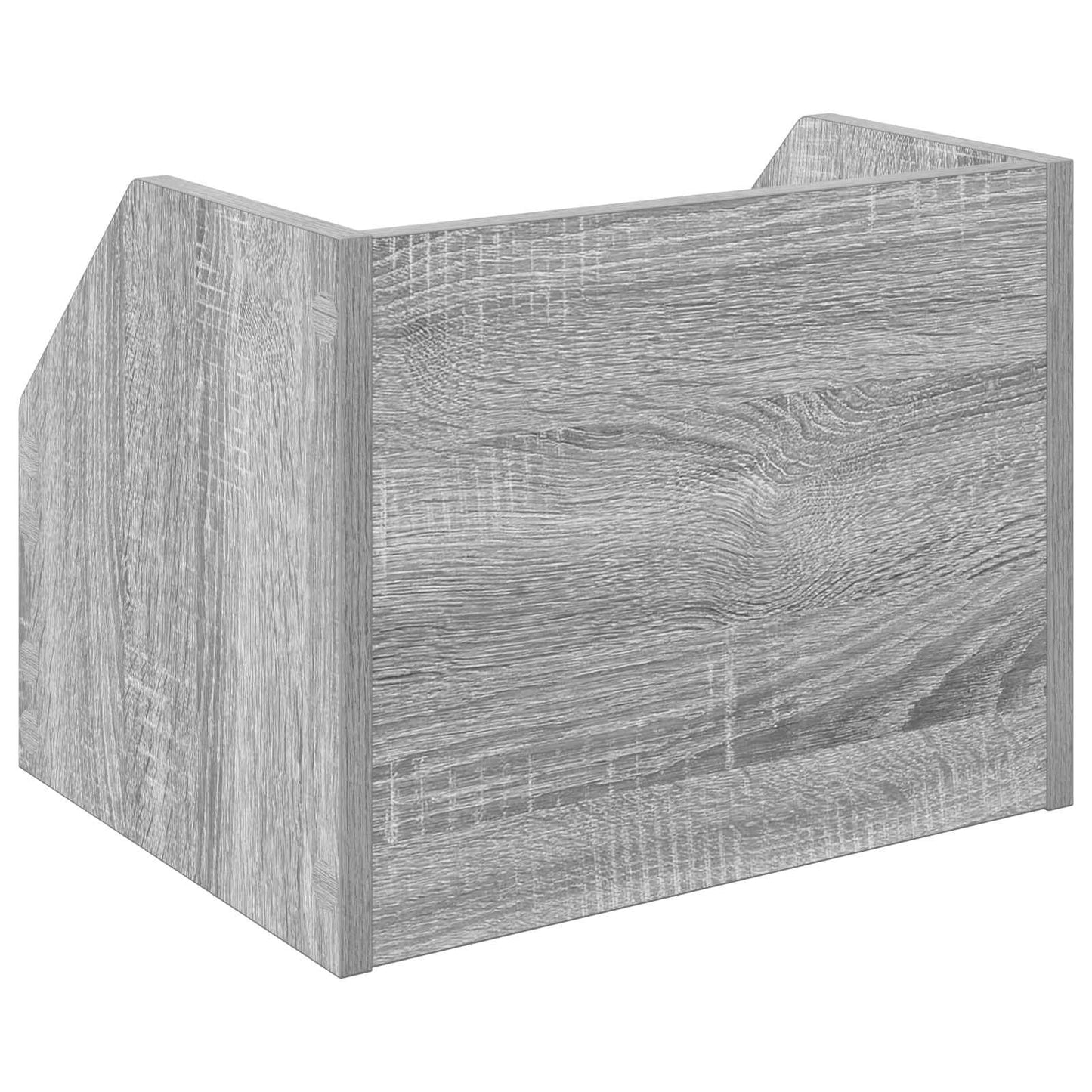 Vinyl Album Box 2 pcs Grey Sonoma 38 x 30 x 29 cm