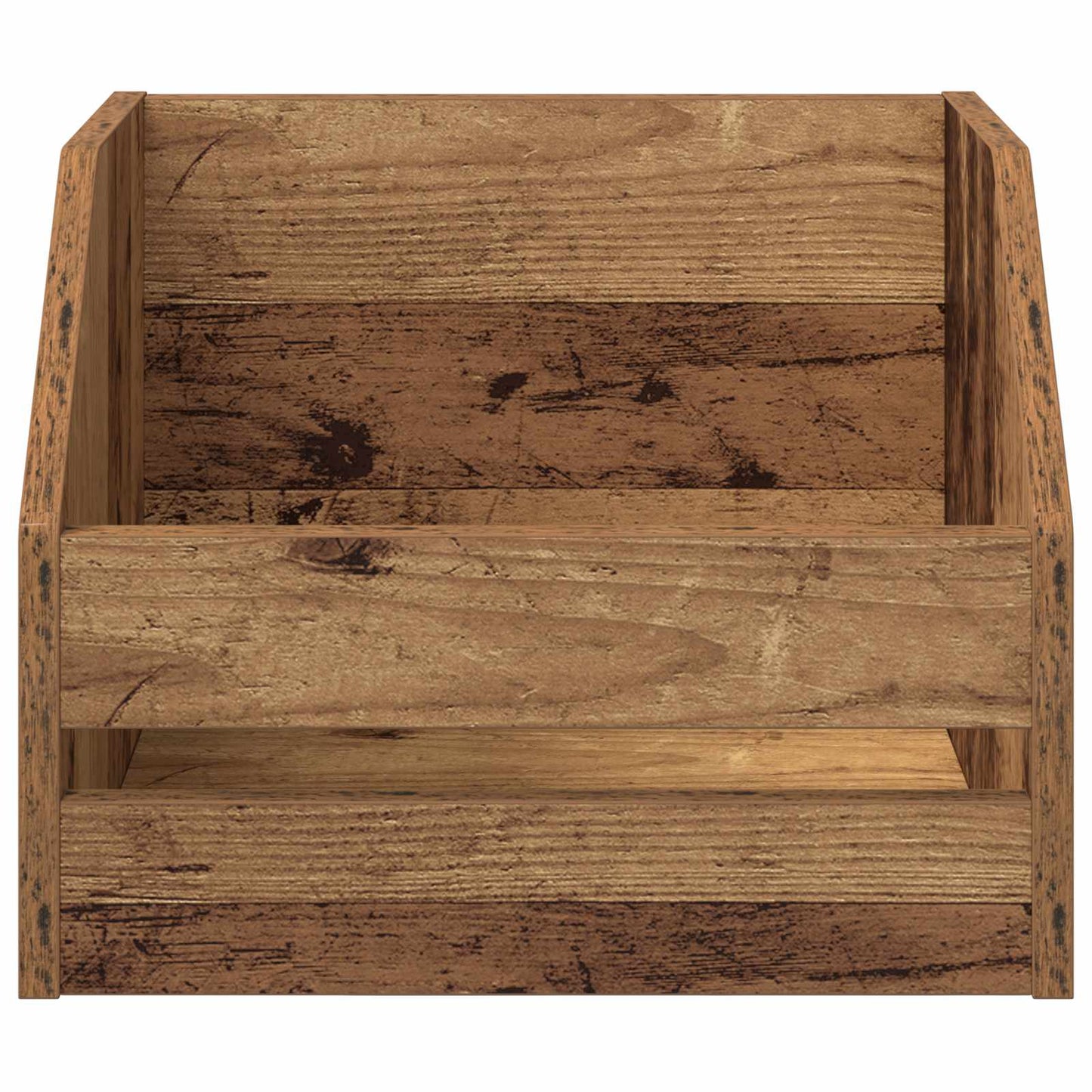 Vinyl Album Box 2 pcs Oak Wood 38 x 30 x 29 cm Engineered Wood