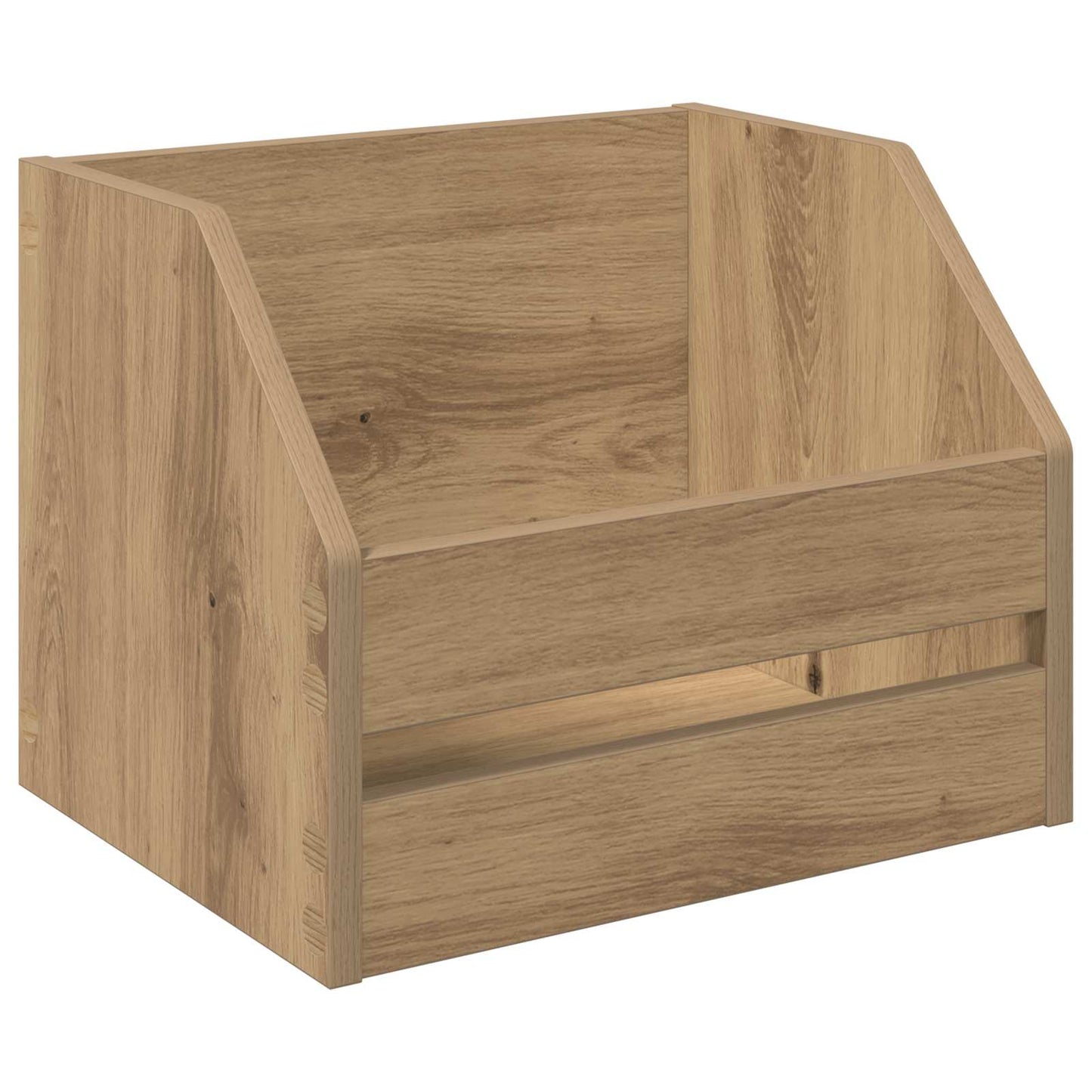 Vinyl Album Box 2 pcs Artisan Oak 38 x 30 x 29 cm