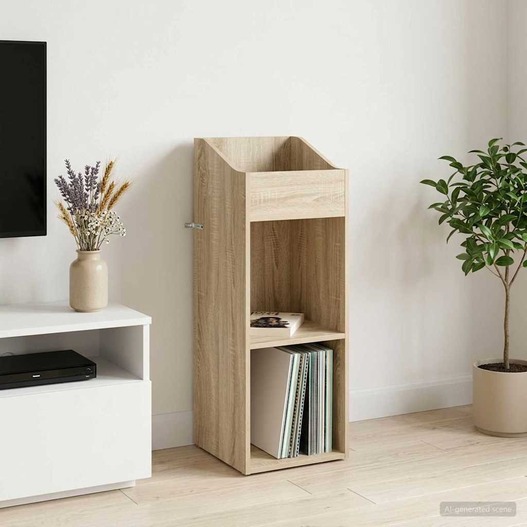 Record Cabinet Sonoma Oak 36 x 36 x 95.5 cm Engineered Wood