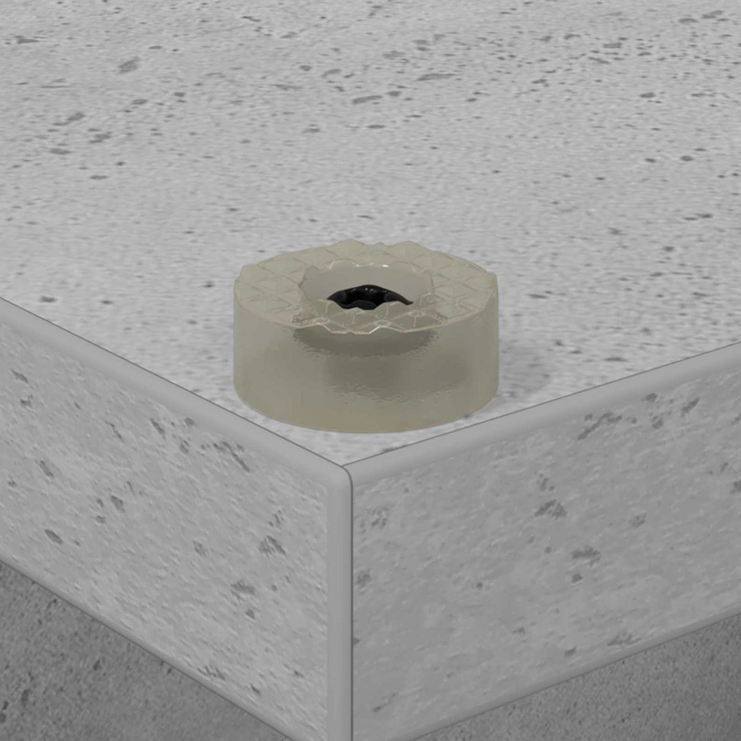 Record Cabinet Concrete Grey 36 x 36 x 95.5 cm Engineered Wood