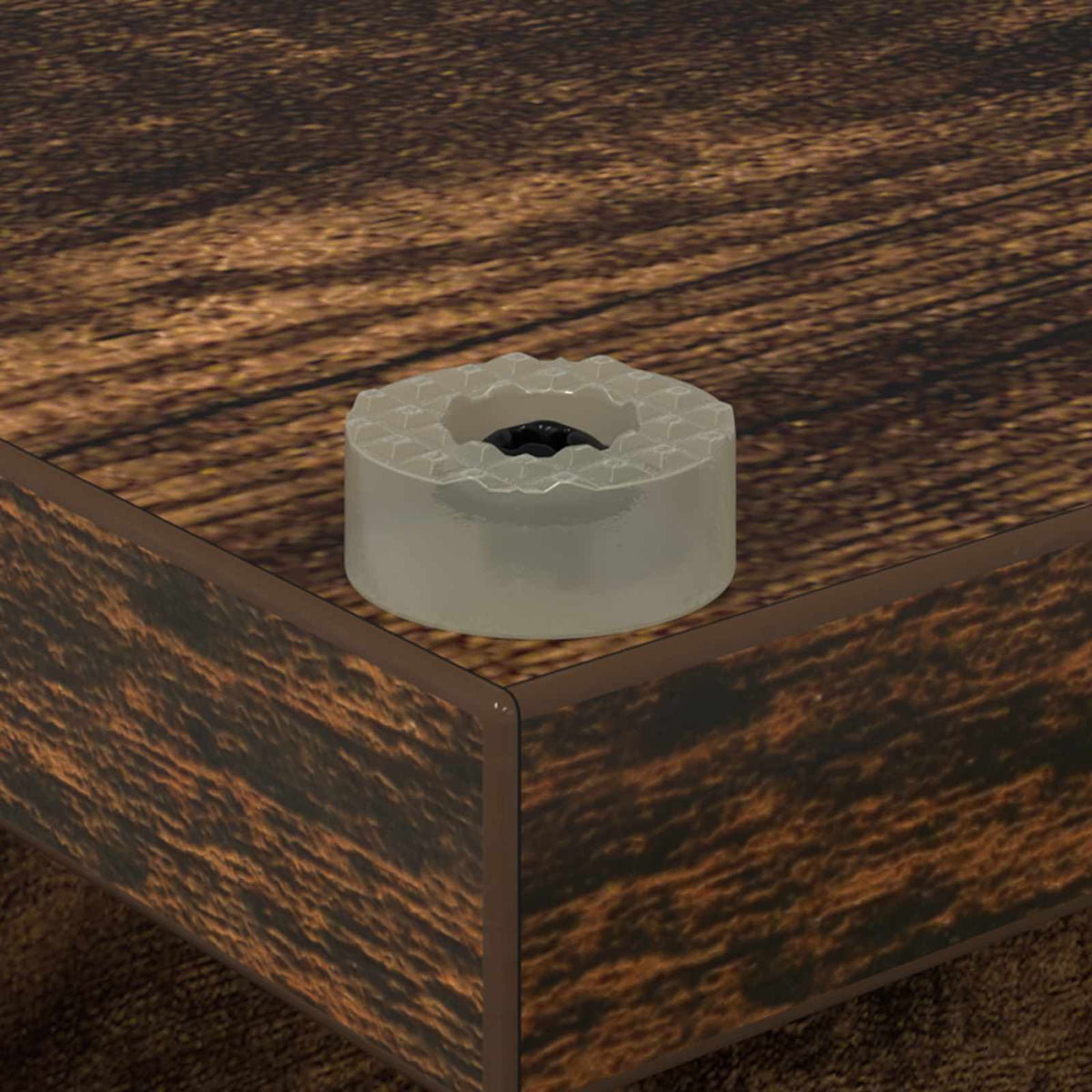 Record Cabinet Smoked Oak 36 x 36 x 95.5 cm Engineered Wood