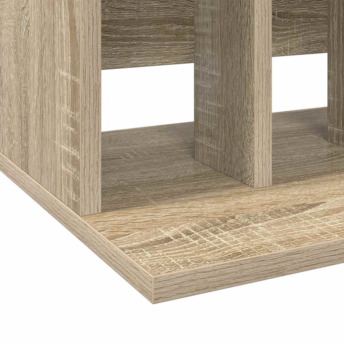Vinyl Record Storage Sonoma Oak 42 x 33 x 36 cm Engineered Wood