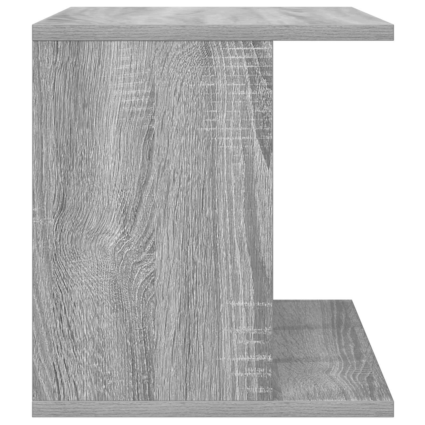 Vinyl Record Storage Grey Sonoma 42 x 33 x 36 cm