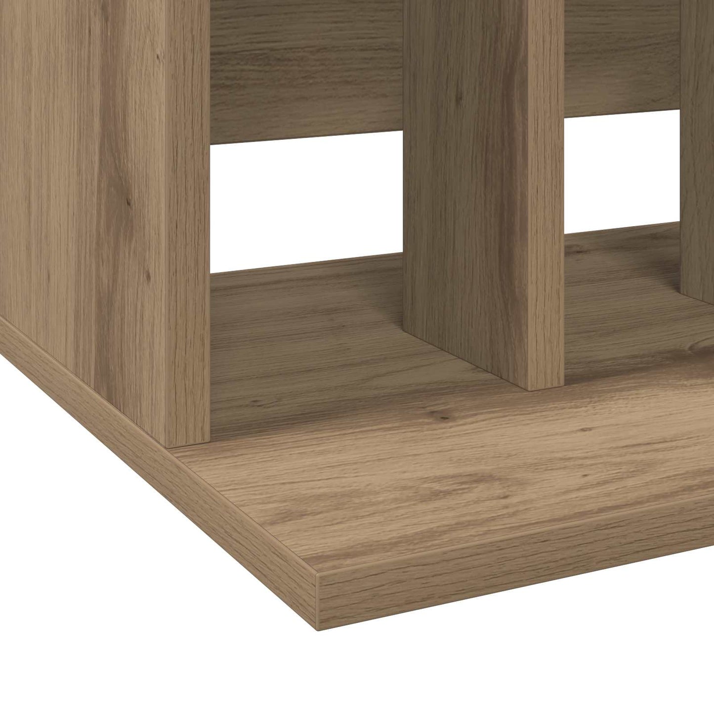 Vinyl Record Storage Artisan Oak 42 x 33 x 36 cm