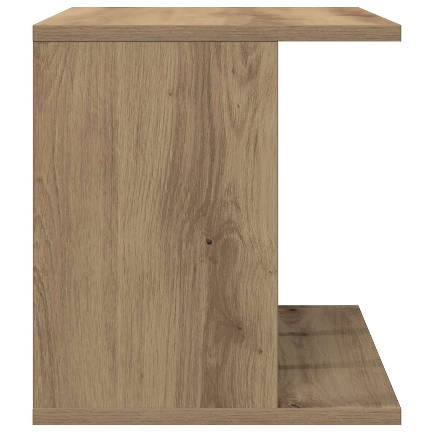 Vinyl Record Storage Artisan Oak 42 x 33 x 36 cm