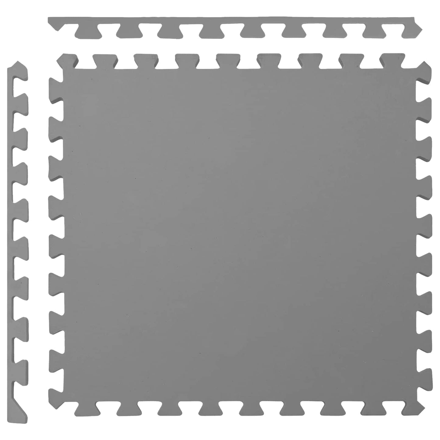 Floor Mats 12 pcs Grey 4.32 m² EVA Foam