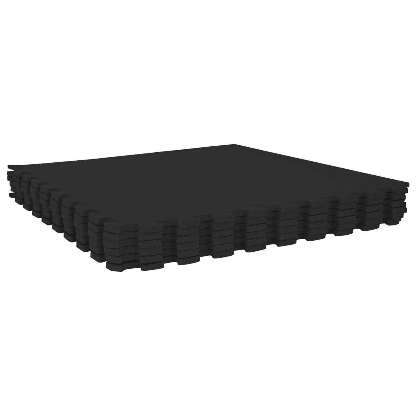 Floor Mats 40 pcs Black 14.4 m² EVA Foam