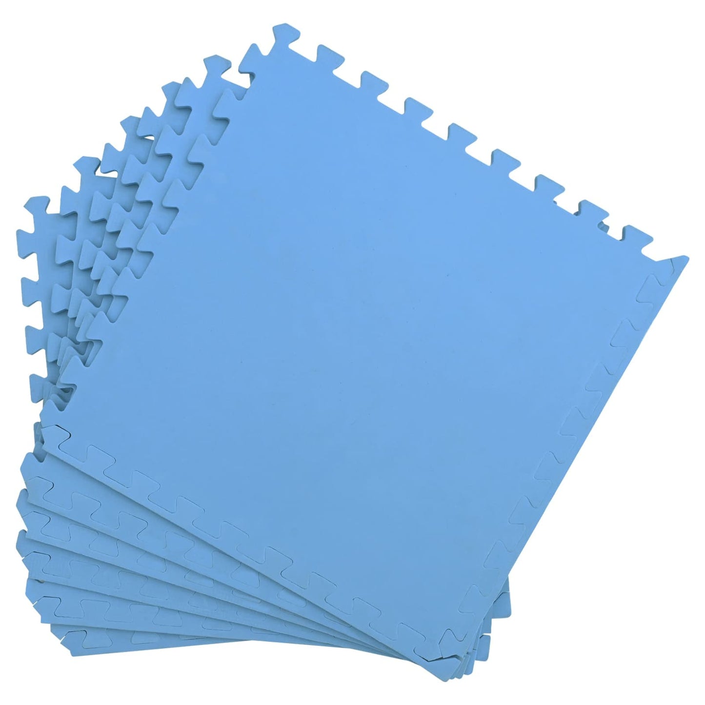 Floor Mats 50 pcs Blue 18 m² EVA Foam