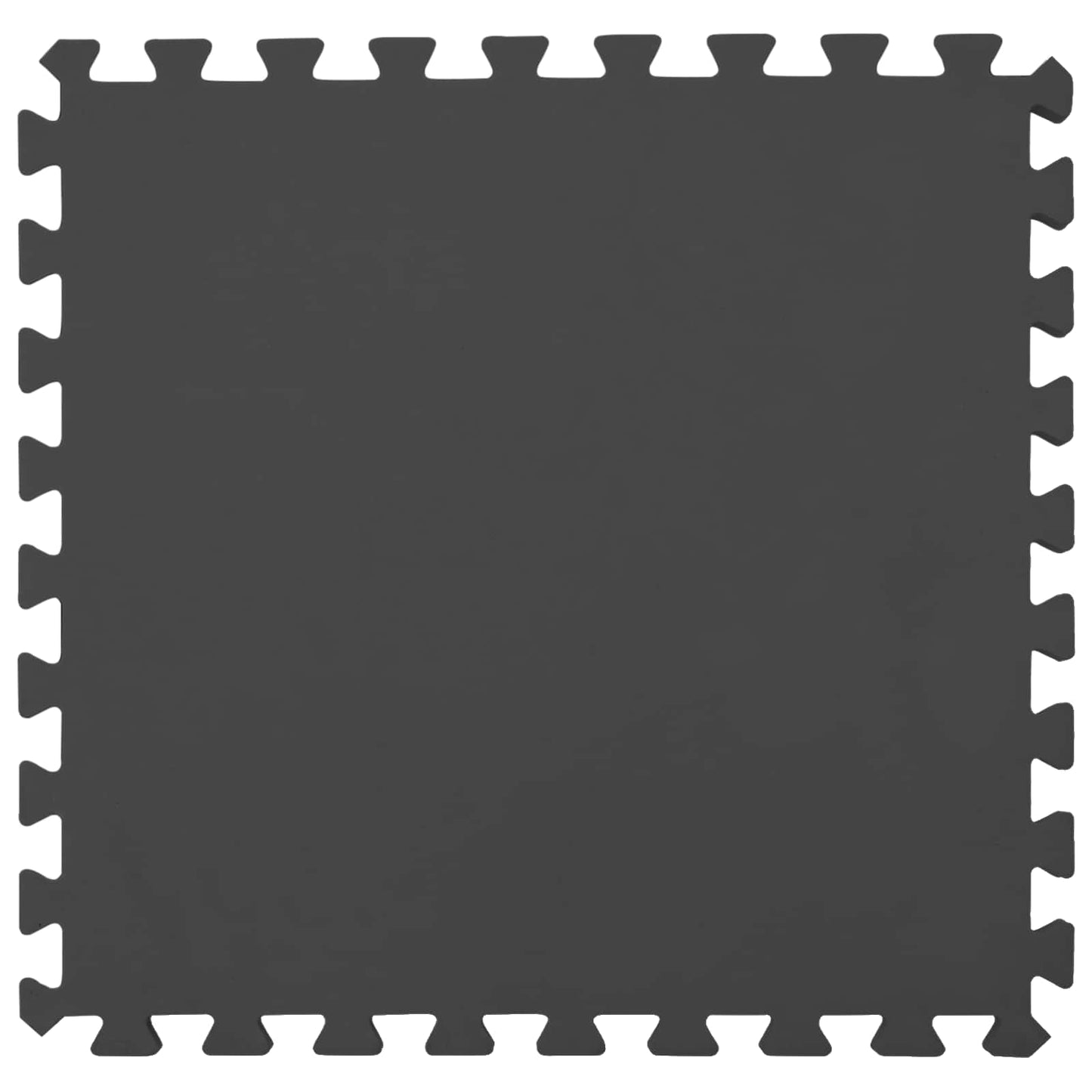Pool Ground Mat 25 pcs Ø 292 cm Round EVA Foam Black