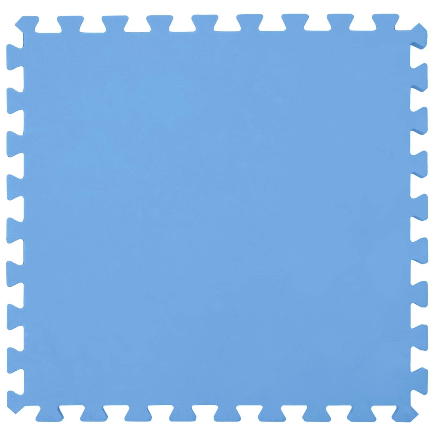 Pool Ground Mat 25 pcs Ø 292 cm Round EVA Foam Blue