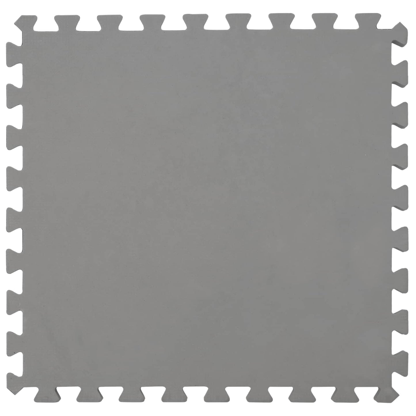 Pool Ground Mat 49 pcs Ø 408 cm Round EVA Foam Grey