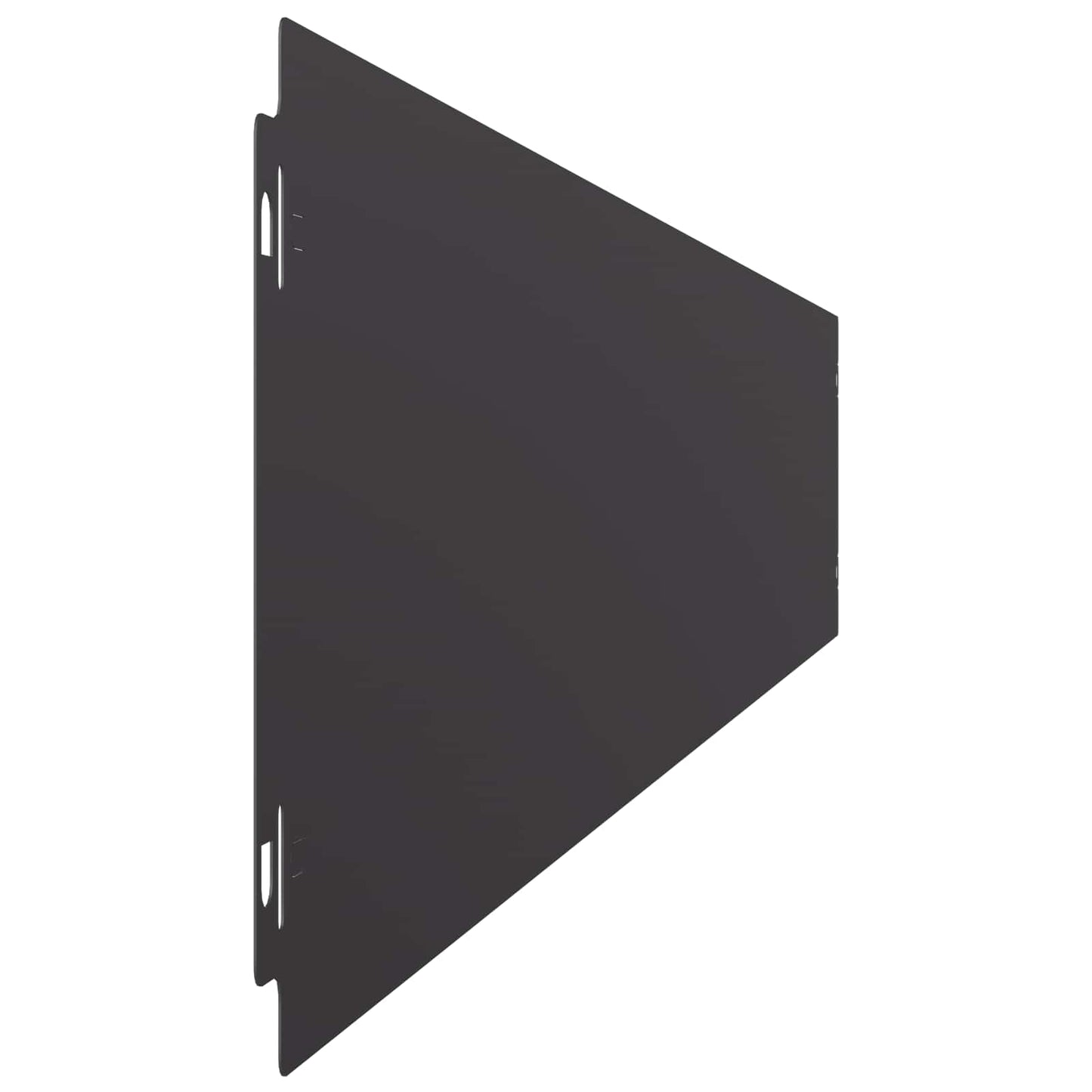 Lawn Edging 30 pcs 15 x 103 cm Steel Black