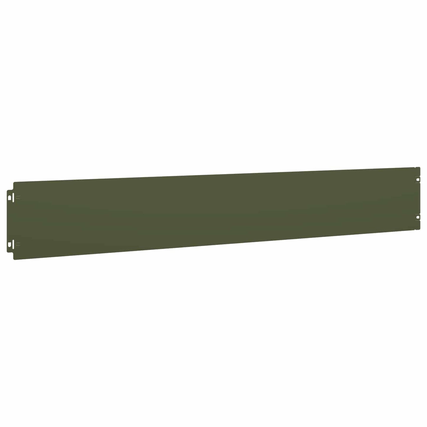 Lawn Edging 30 pcs 15 x 103 cm Steel Olive Green