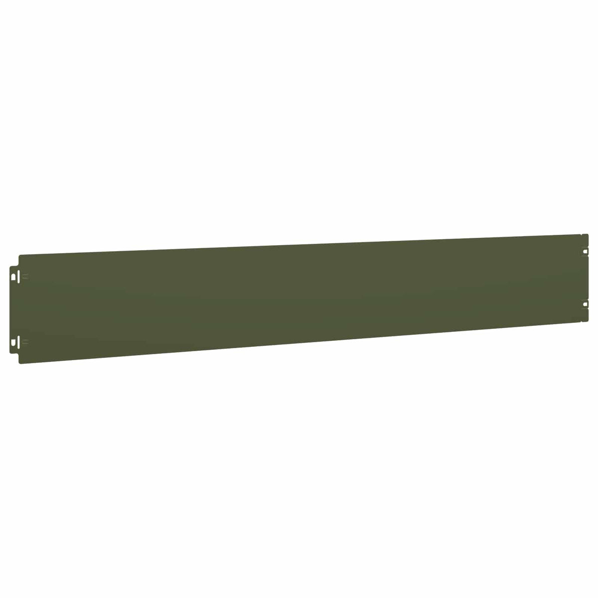 Lawn Edging 30 pcs 15 x 103 cm Steel Olive Green