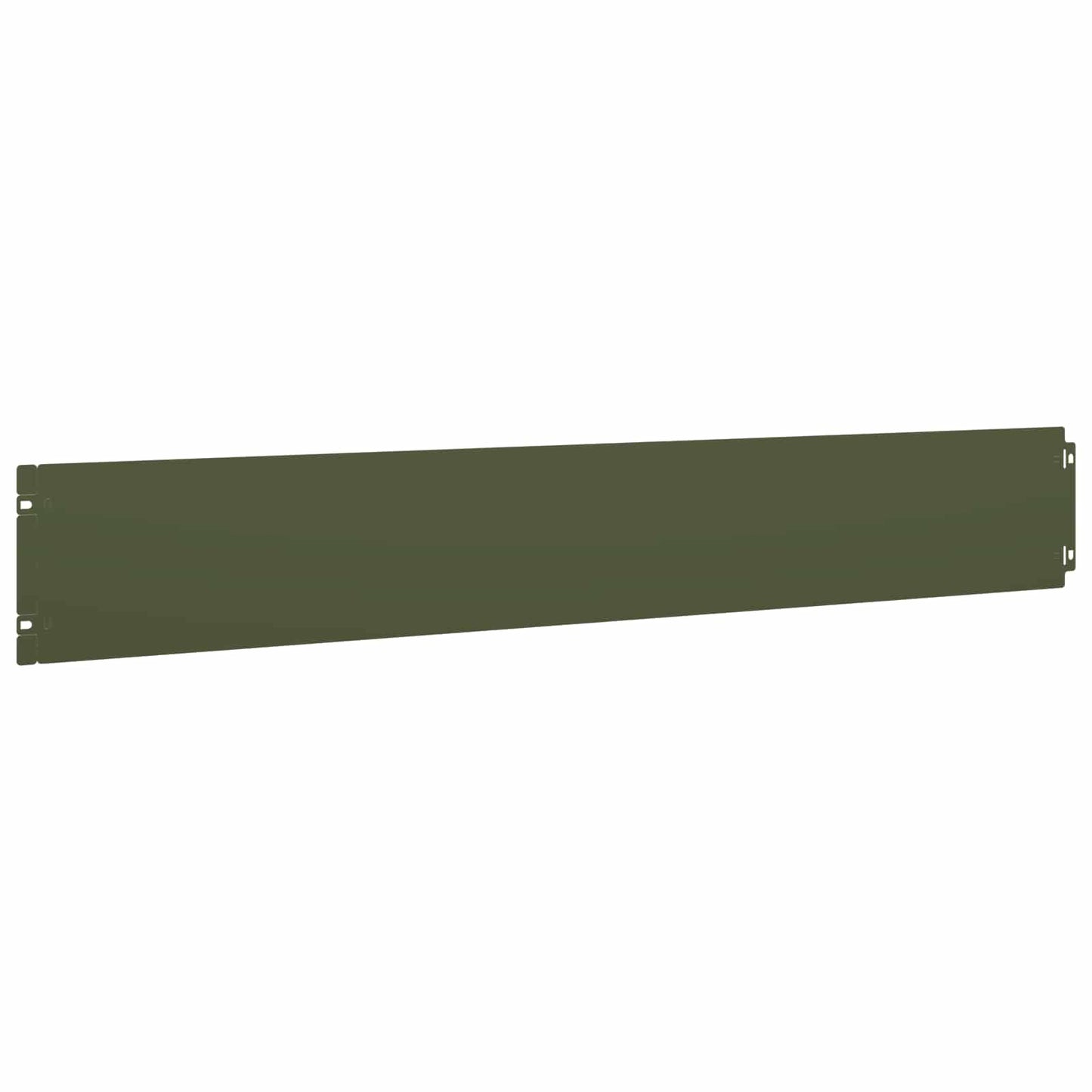 Lawn Edging 30 pcs 15 x 103 cm Steel Olive Green