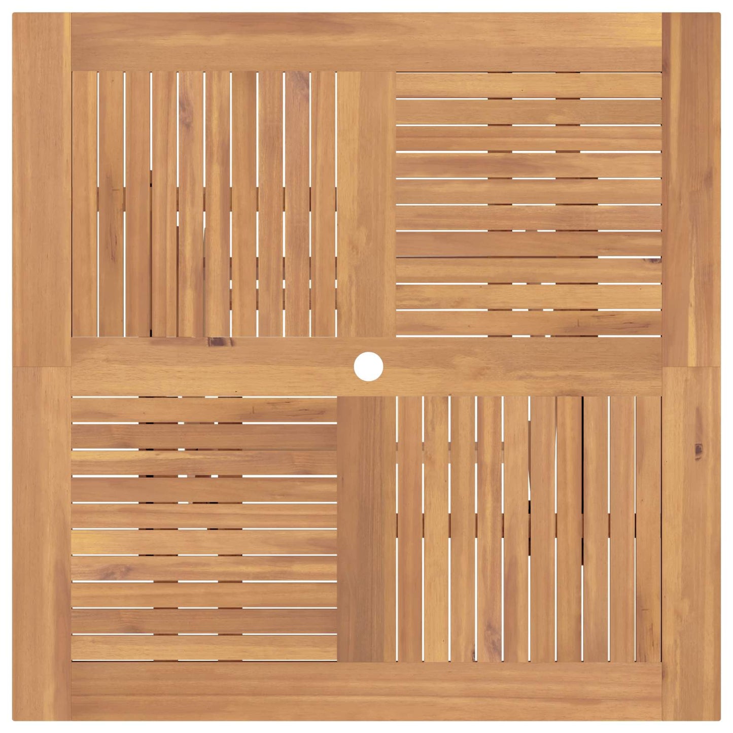 Garden Set 5 pcs Brown Solid Teak Wood