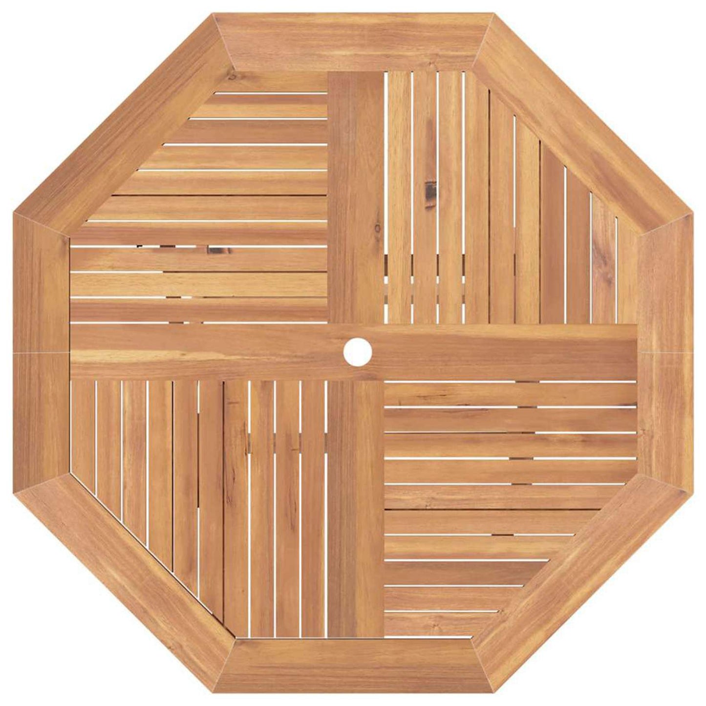 Garden Set 5 pcs Brown Solid Teak Wood