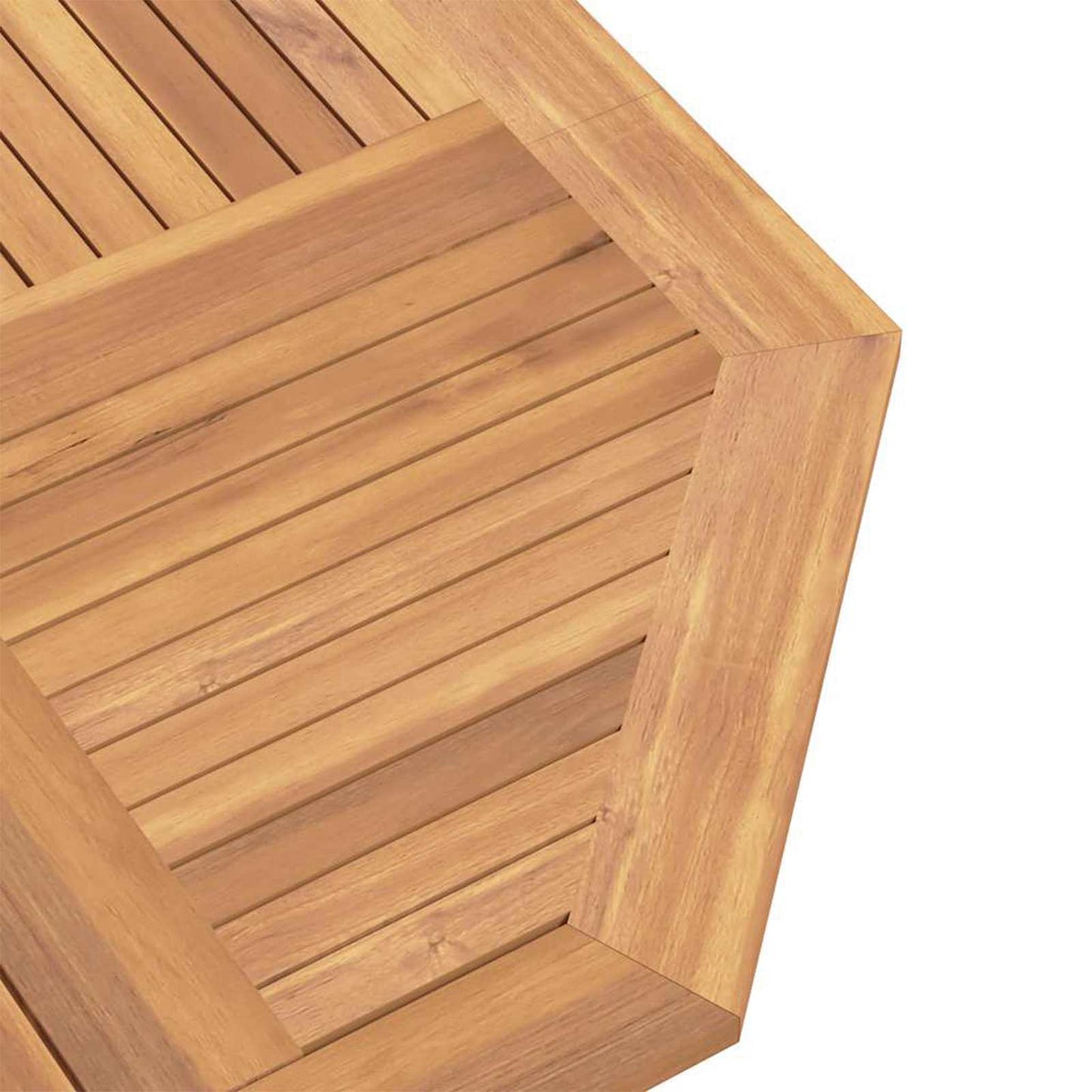 Garden Bistro Set Folding 3 pcs Brown Soild Teak Wood