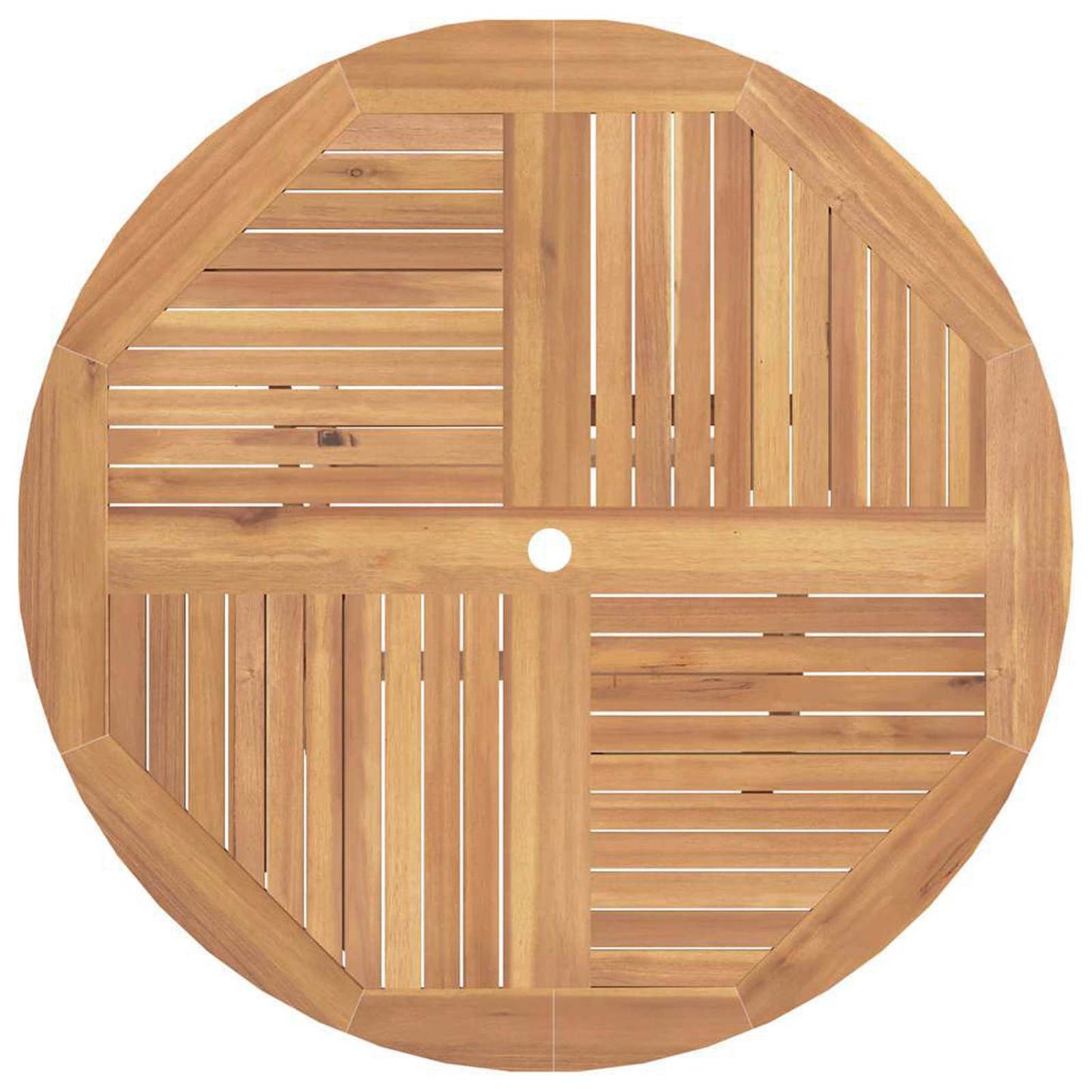 Garden Set 5 pcs Brown Solid Teak Wood