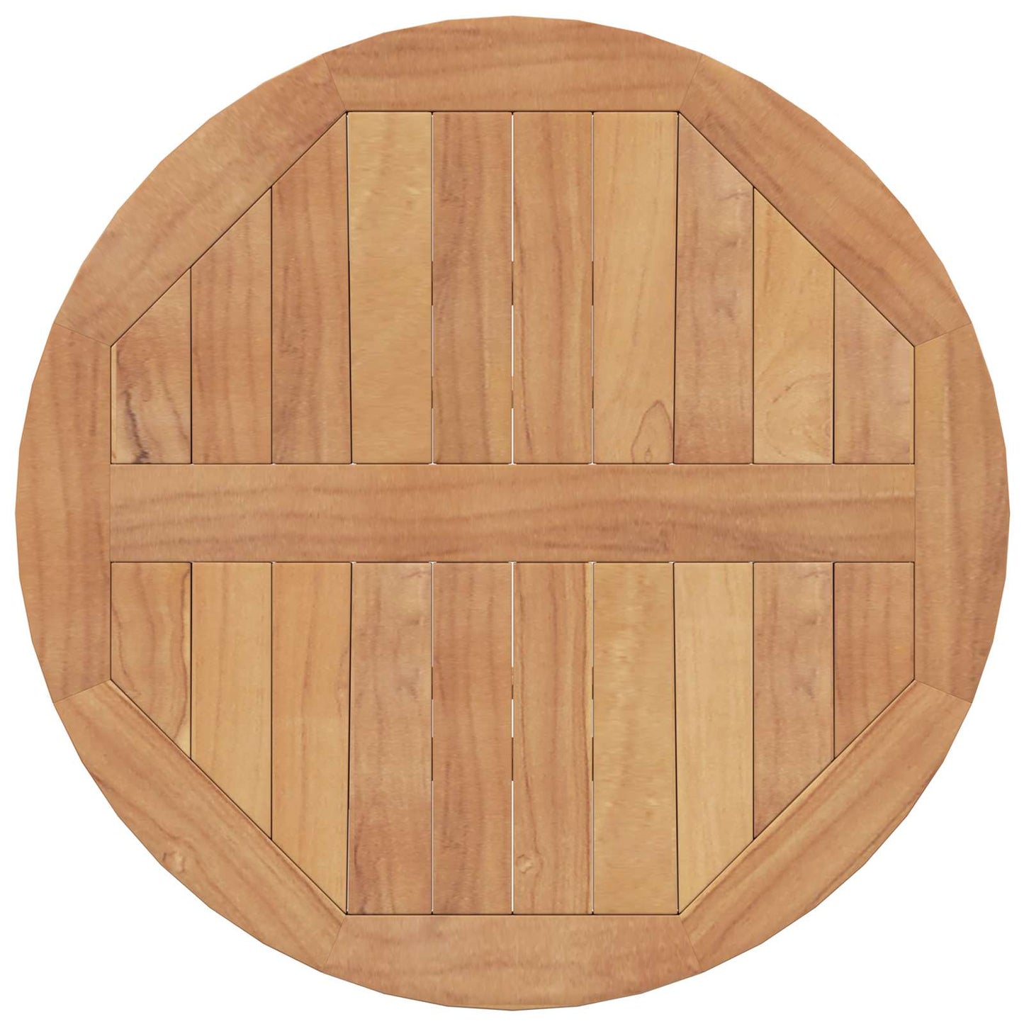 Garden Set 5 pcs Brown Soild Teak Wood