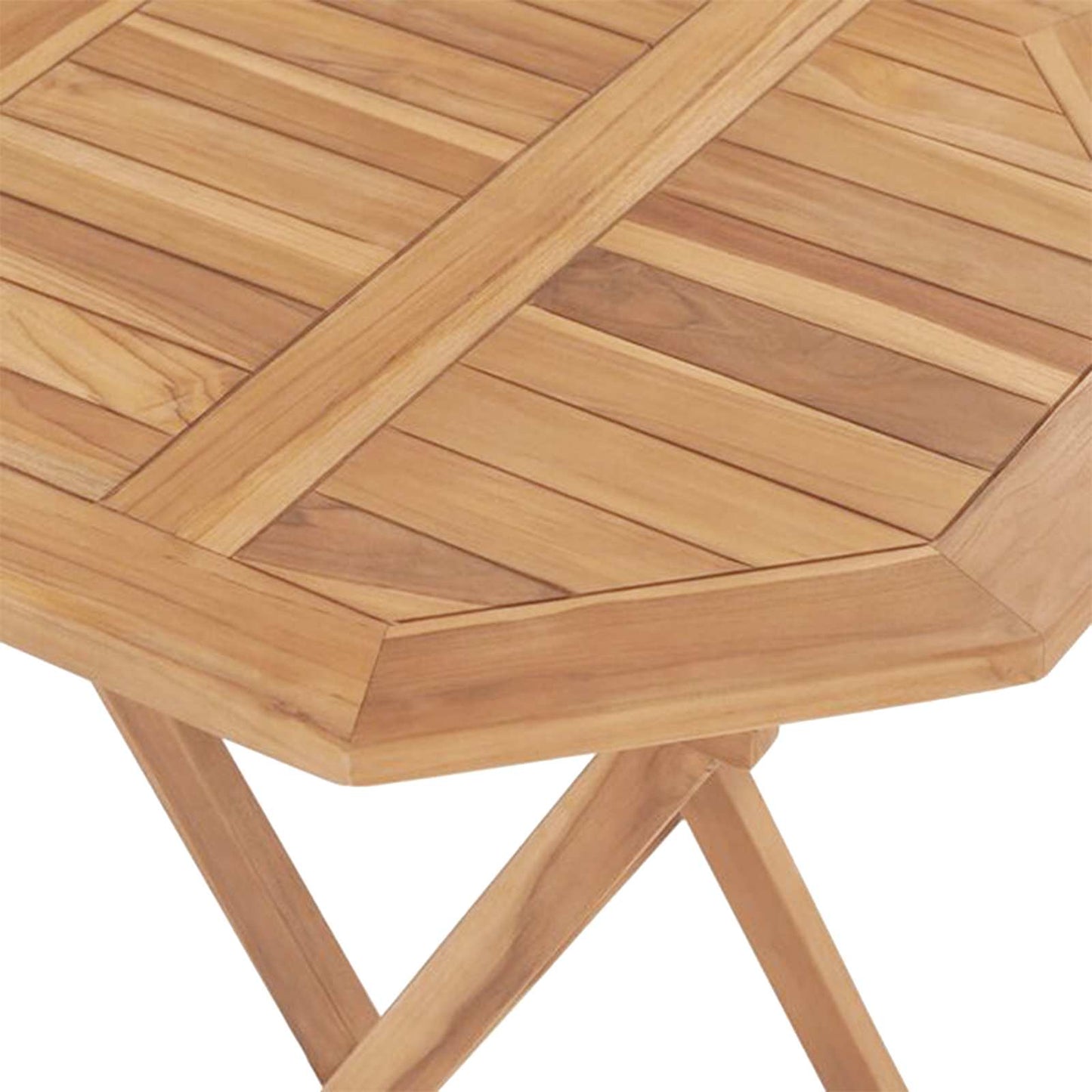 Garden Set 3 pcs Brown Soild Teak Wood