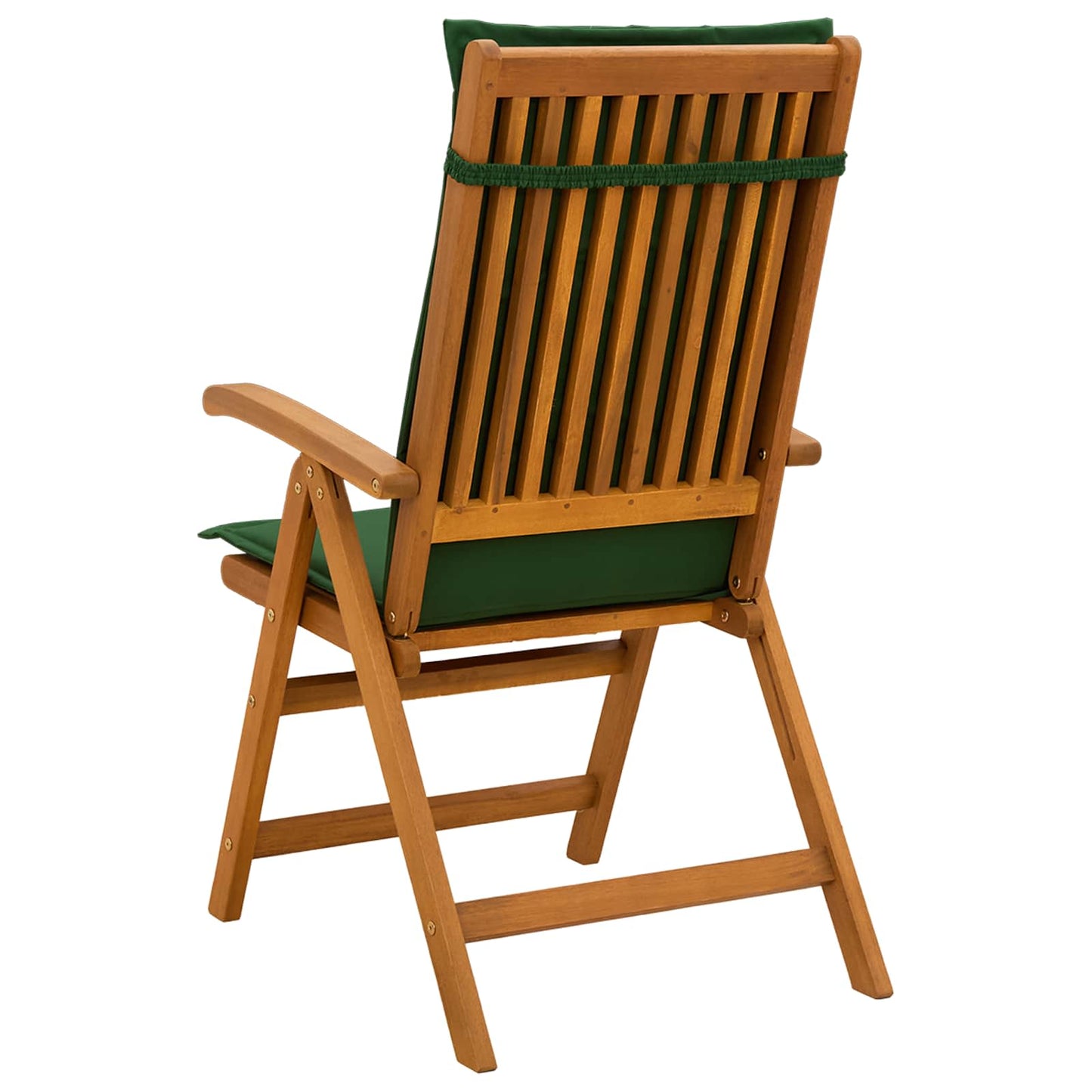 Reclining Garden Chairs 4 pcs Natural Solid Acacia Wood