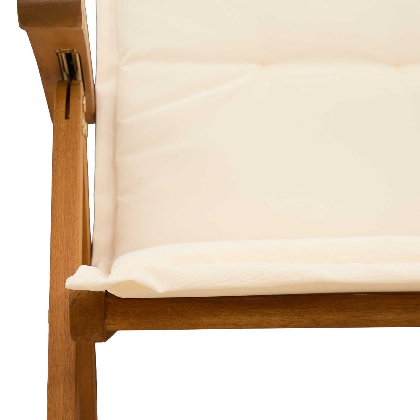 Reclining Garden Chairs 6 pcs Natural Solid Acacia Wood