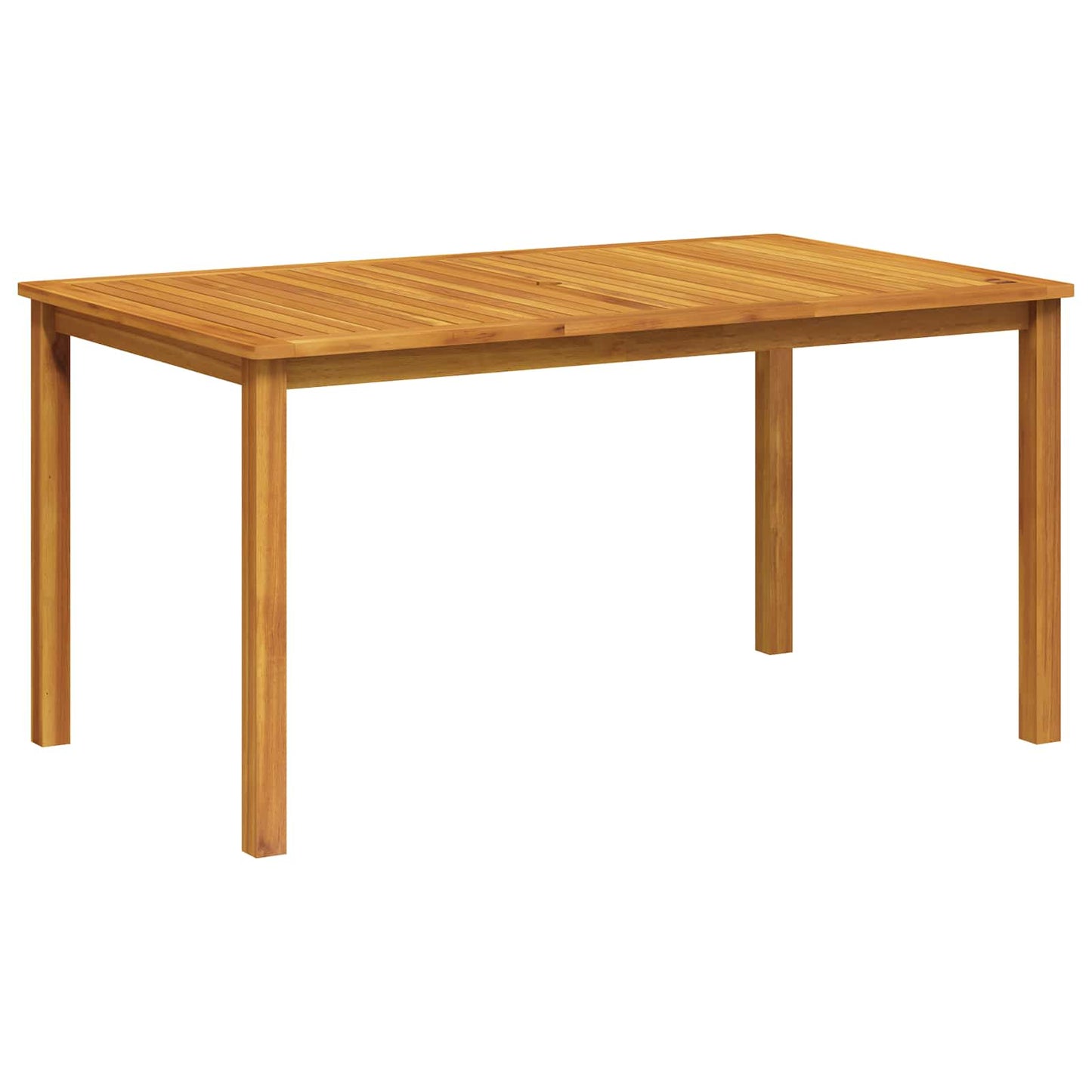 7-Piece Garden Dining Set Natural Solid Acacia Wood