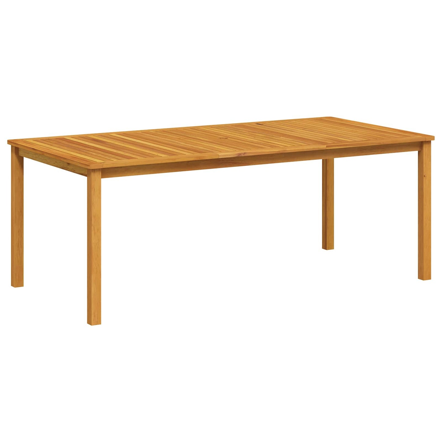 9-Piece Garden Dining Set Natural Solid Acacia Wood