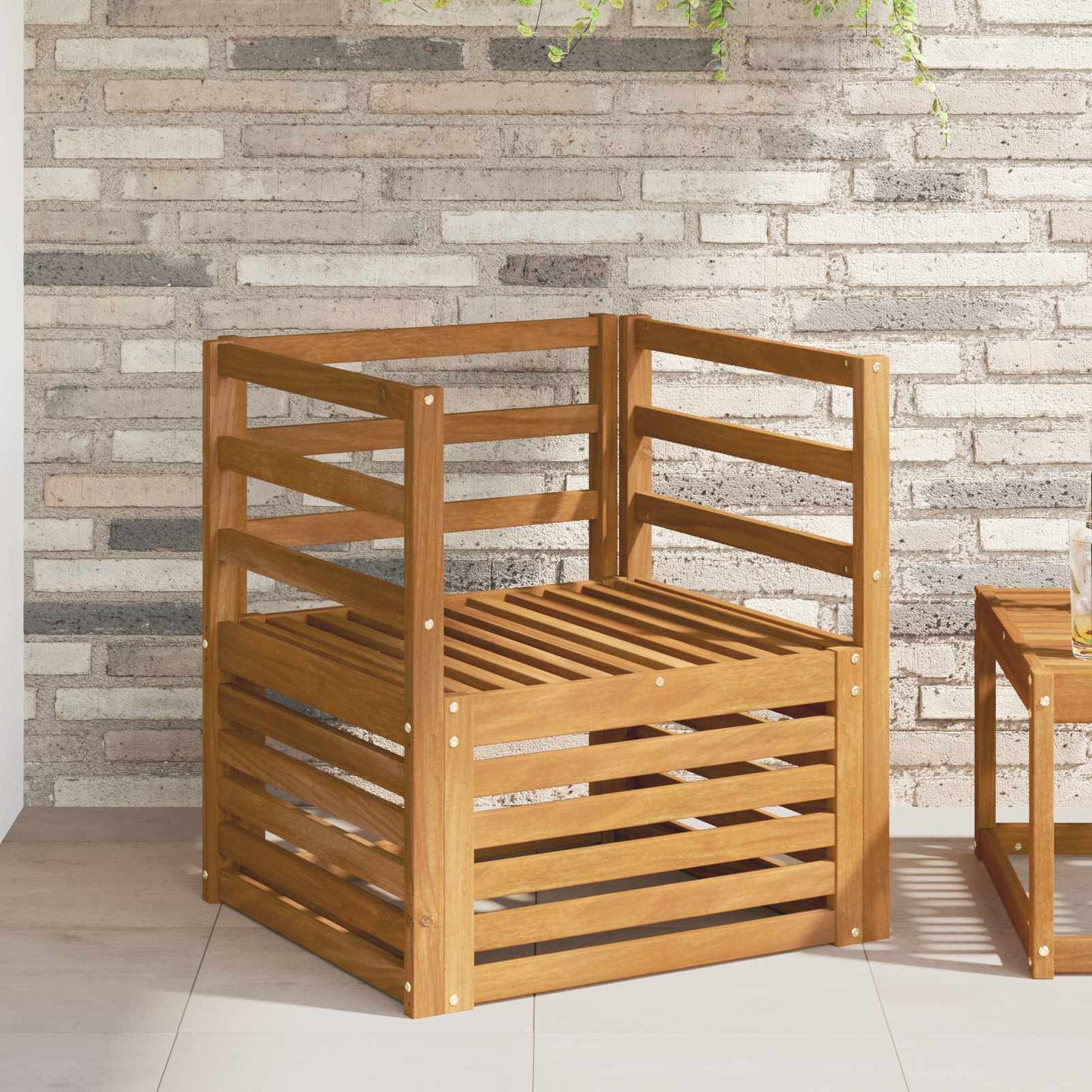 Outdoor Sofa Set Solid Acacia Wood