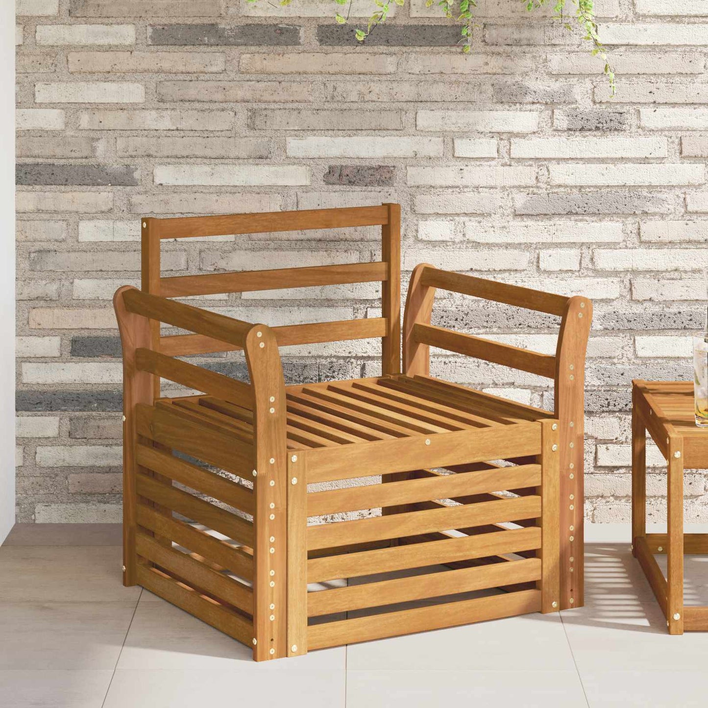 Outdoor Sofa Set Solid Acacia Wood