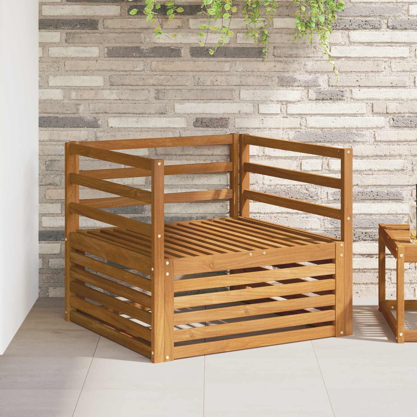2 pcs Outdoor Sofa Natural