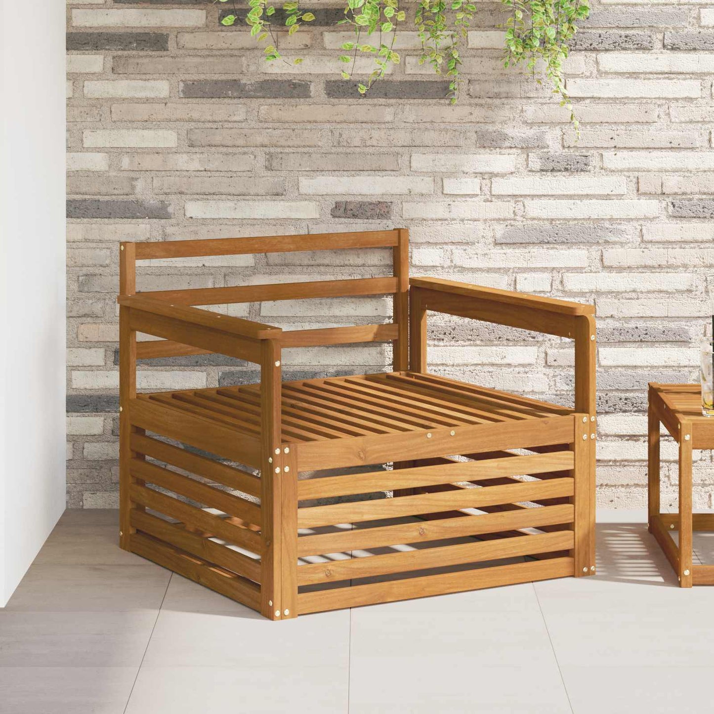 2 Piece Outdoor Sofa Natural