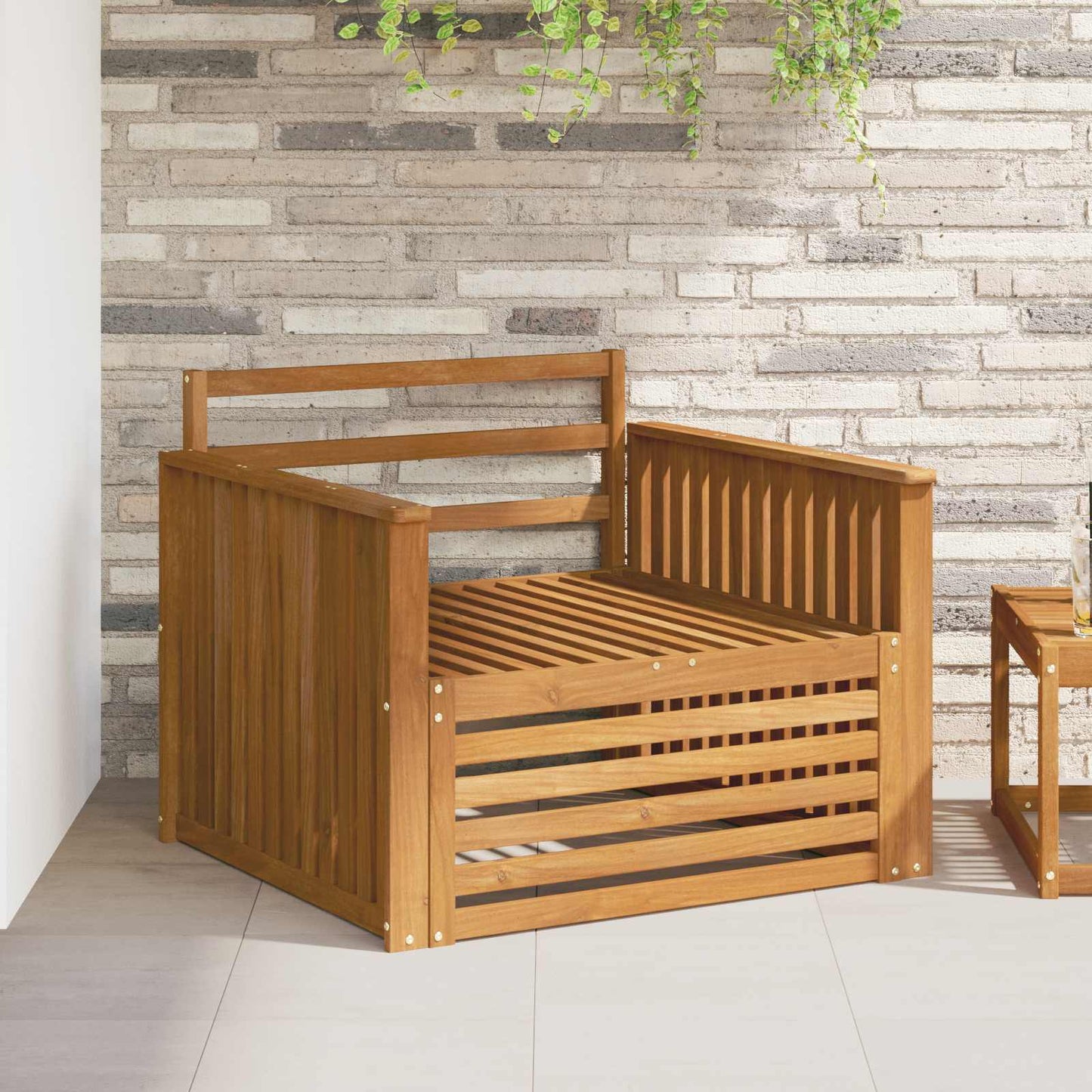 2 pcs Outdoor Sofa Natural