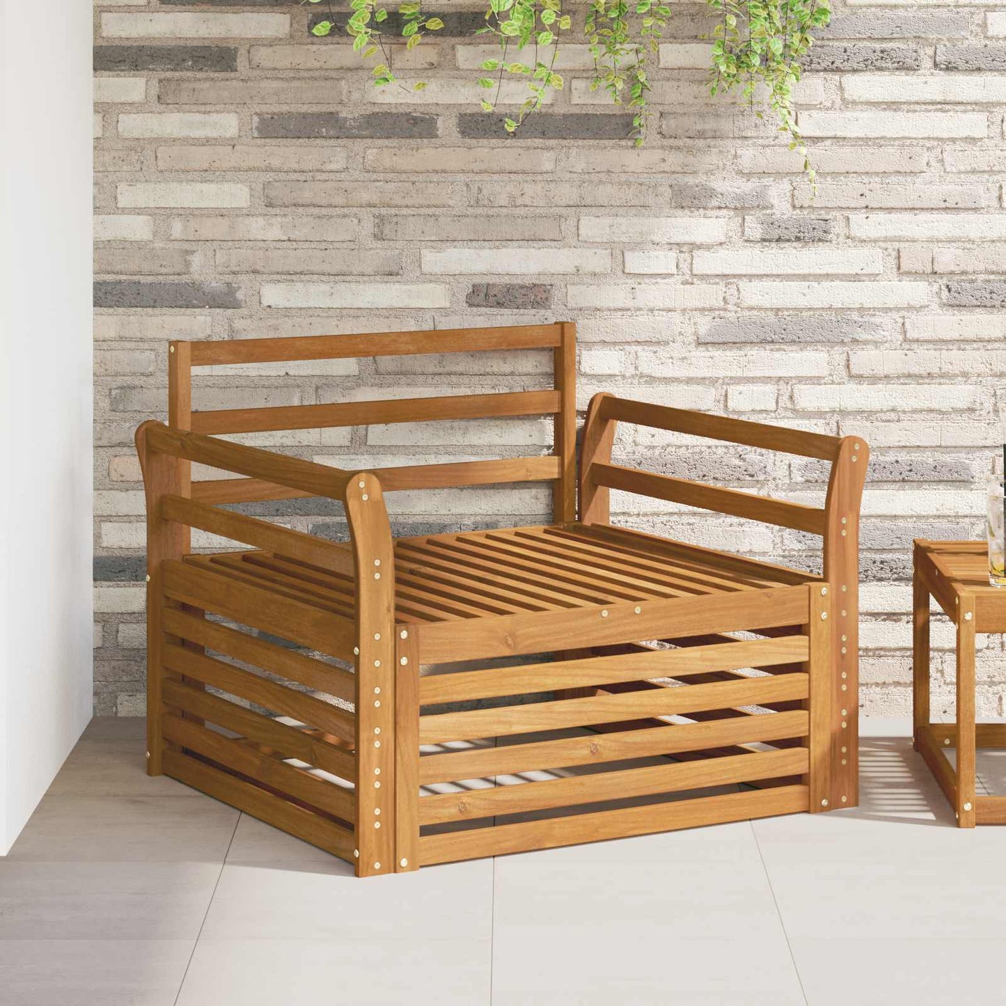2 pcs Outdoor Sofa Natural