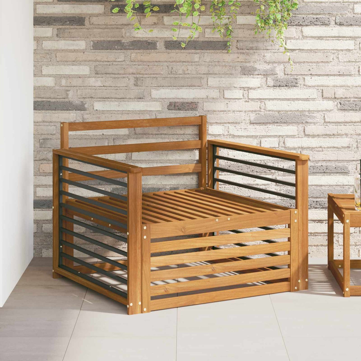 2 pcs Outdoor Sofa Natural