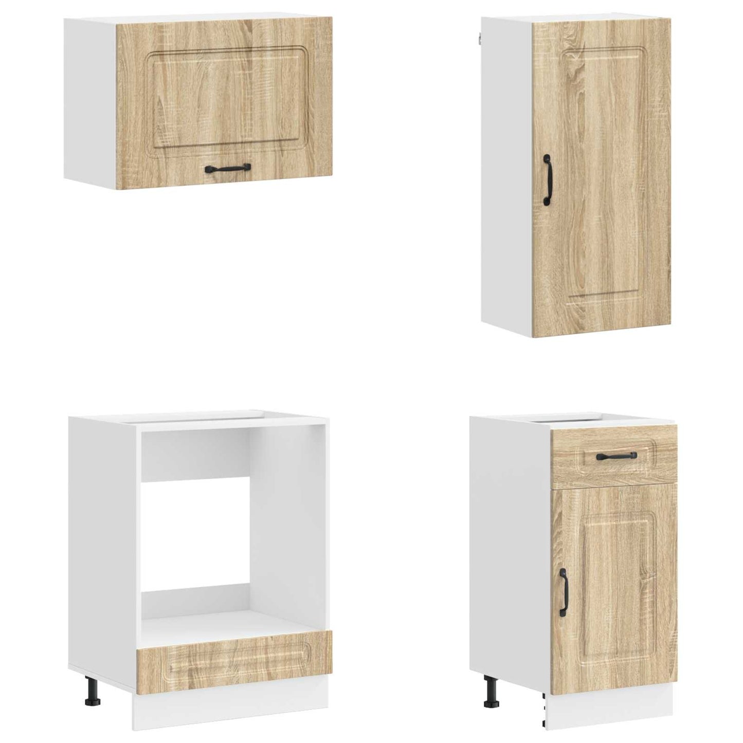 Kitchen Unit KALMAR 8 pcs Sonoma Oak Engineered Wood