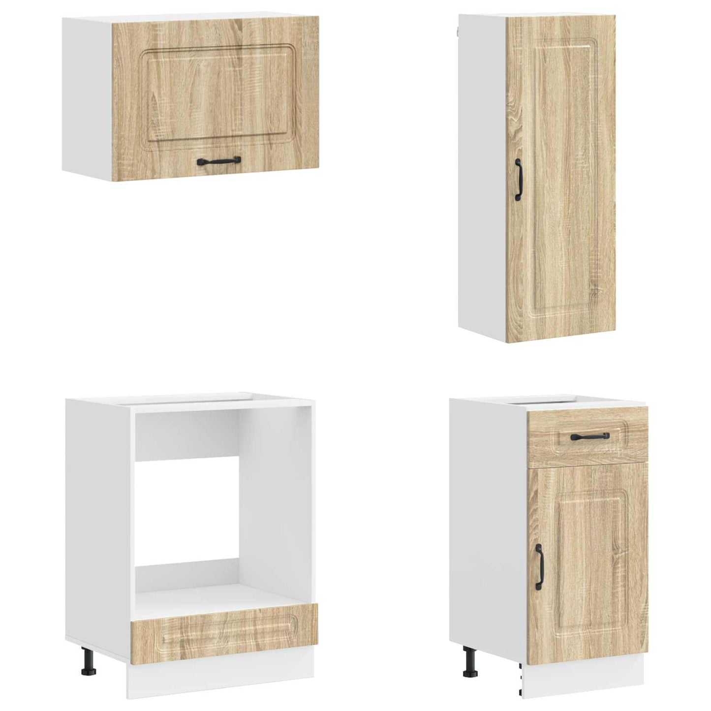 Kitchen Unit KALMAR 8 pcs Sonoma Oak Engineered Wood